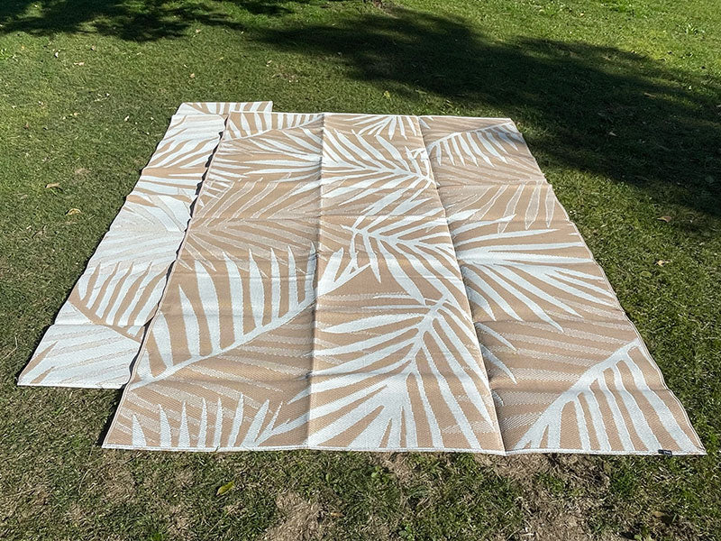 PALM FRONDS - Beige & White (Large)