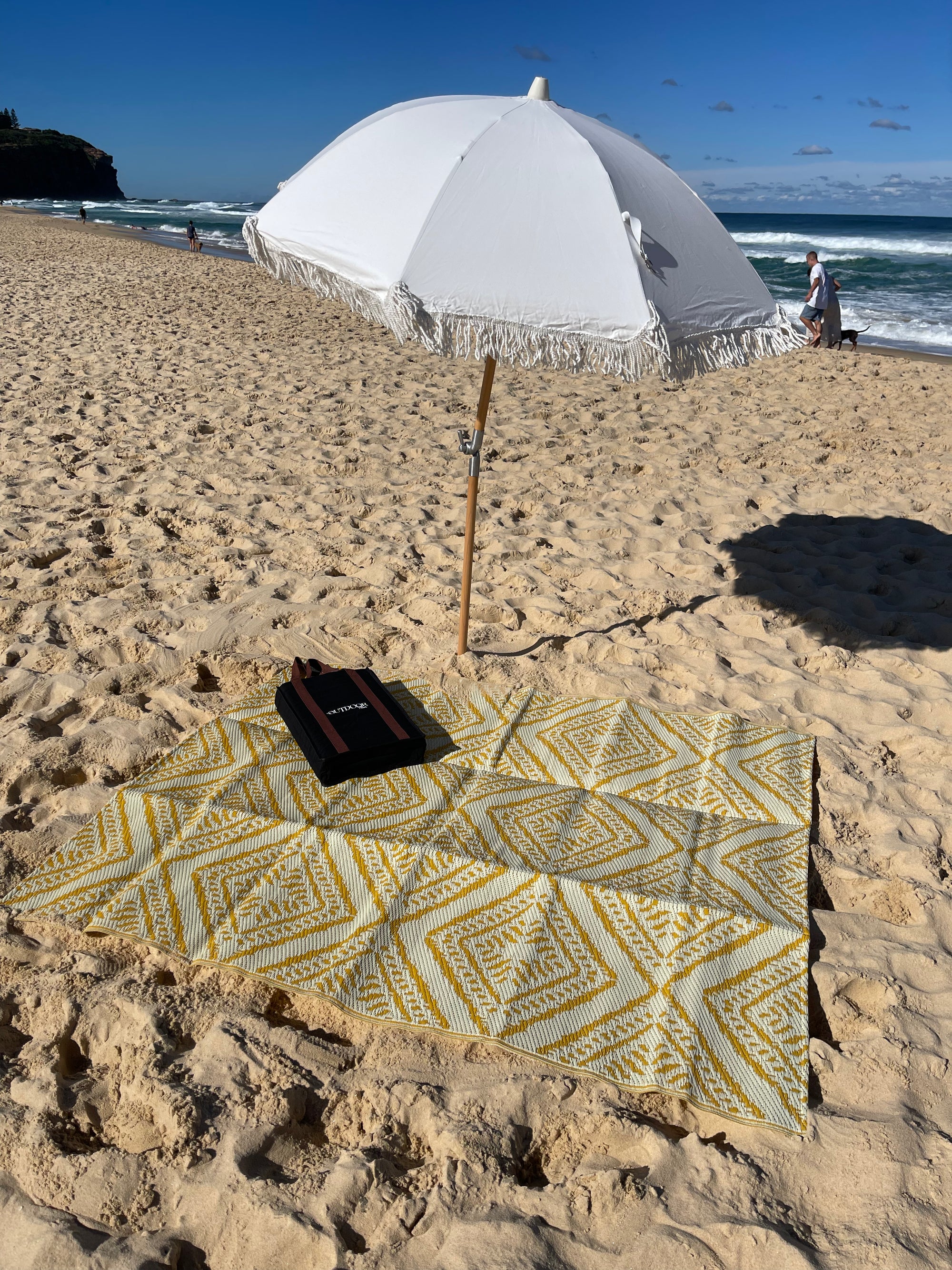 KURANDA - Cream & Mustard (Large)